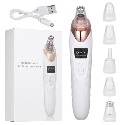 Face Vacuum Suction Blackhead Remover Pore Cleaner | Electric Deep Cleansing Tool for Nose & Face(H)