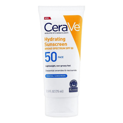 Cerave Hydrating Mineral Sunscreen Spf 50 -75 Ml – Cerave Hydrating Sunblock