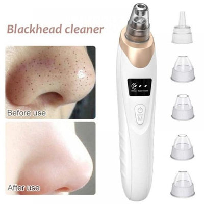 Face Vacuum Suction Blackhead Remover Pore Cleaner | Electric Deep Cleansing Tool for Nose & Face(H)