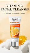 Pure Beauty Vitamin C Whitening Face Wash 100g Deeply Clean Skin Oil Vitamin C Face Wash Original