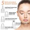 Face Vacuum Suction Blackhead Remover Pore Cleaner | Electric Deep Cleansing Tool for Nose & Face(H)