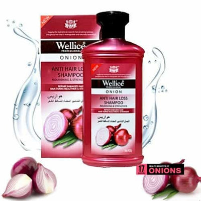 Wellice Repair & Moisture Softer Smoother & Moister Hair Oil For Men & Women - 150mlb - Onion