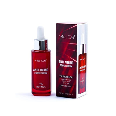 MEON Anti-Ageing Power Serum – 1% Retinol for Wrinkle Reduction & Skin Firming
