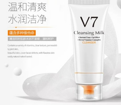 V7 Cleansing Milk Face Wash Cleanser 100g - BQY94693