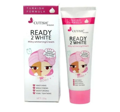 Cutish Ready To White Milky Whitening Cream - 120 Grams Best Results