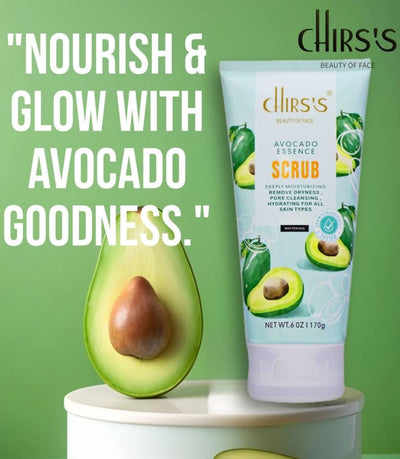 Chirs's Avocado Essence Facial Scrub - 170g
