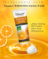 DISAAR Vitamin C Glowing Facial Wash Hyaluronic Acid Multi Function 100ml