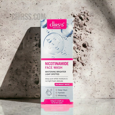 Chirs's Nicotinamide Face Wash Whitening Brighter Light Spotted 100g