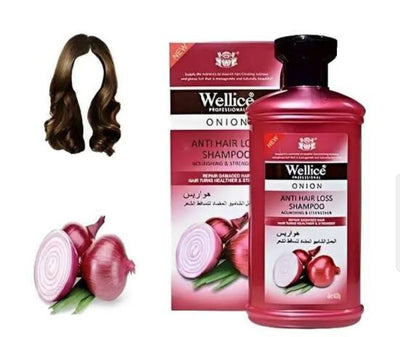 Wellice Professional Onion Anti Hair Loss Shampoo Hair Care Hair Shampoo 400g