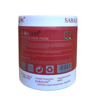 Sabalon Keratin Hair Mask Smooth And Soft Hair 500ml