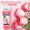 DISAAR Rose & Ceramide Facial Wash – Organic Rose Cleanser – Acne Control, Brightening & Skin Barrier Repair – Oil Control Face Wash