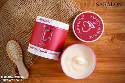Sabalon Keratin Hair Mask Smooth And Soft Hair 500ml