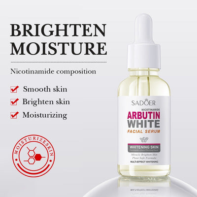 whitening serum glowing skin face serum niacinamide serum arbutin serum dark spot remover acne scars dull skin pigmentation cream beauty serum for face open pores solution vitamin b3 serum facial whitening pakistan