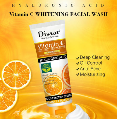 DISAAR Deep Cleansing Moisturizing Vitamin C Face Wash 100ml