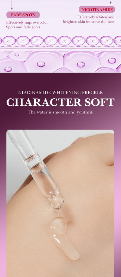 niacinamide serum dark spot remover whitening serum freckles treatment brightening serum vitamin b3 face serum pigmentation remover beauty serum moisturising serum for women skin glow essence