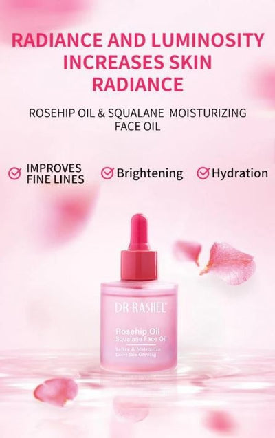 DR RASHEL Rosehip oil & Squalane Moisturizing Face Serum oil DRL- 1712