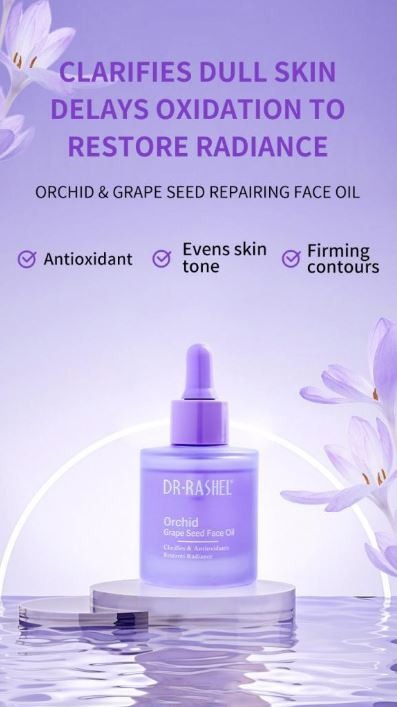 DR.Rashel Orchid & Grape Seed Repairing Skin Care Multipurpose Face Oil 35ml DRL- 1716
