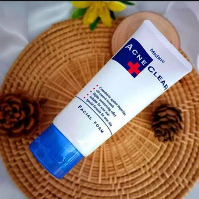 Mistiine Acne Clear Face wash | Acne Clear Facial Foam Face wash 85ML |Original product 100% Guarantee | Mistiine Face wash | Acne FACE WASH | OIL control | Reduce Sebum | Deep cleanse pores | Best For oily And Acne Skin | Mistiine Acne + plus Face wash |