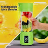 Portable Mini 6 Blade Juicer Blender | Outdoor Juicing Cup (380ml) – Rechargeable (random Color)(A)